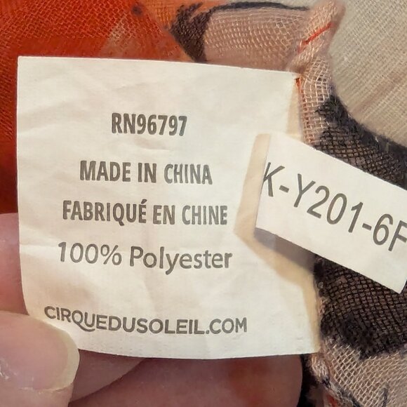 Cirque du Soleil Luzia Show Scarf - Picture 6 of 9